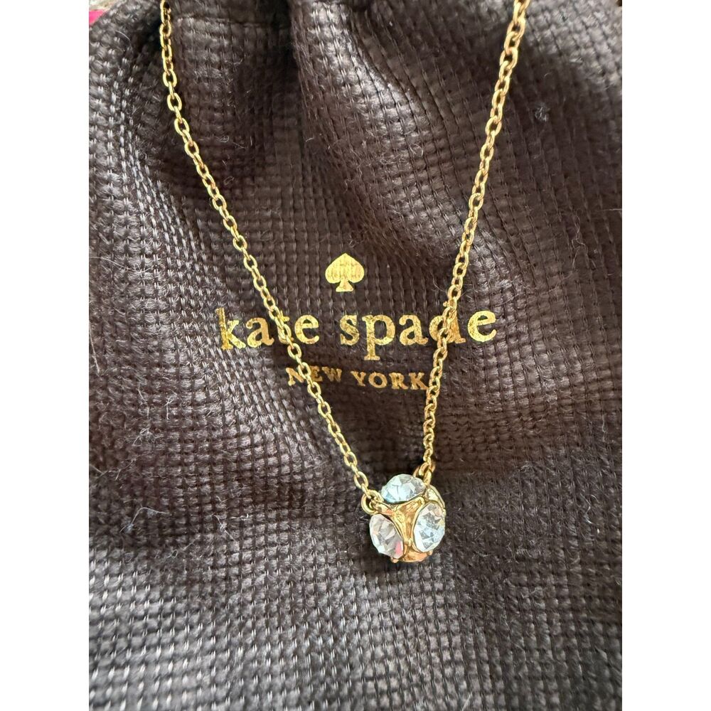 Kate Spade New York Gem Ball Pendant Gold Necklace